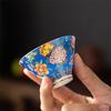 Jingdezhen Enamel Color Ceramic Master Cup Tea Cup Porcelain Small Tea Bowl Tea Set Office Drinkware
