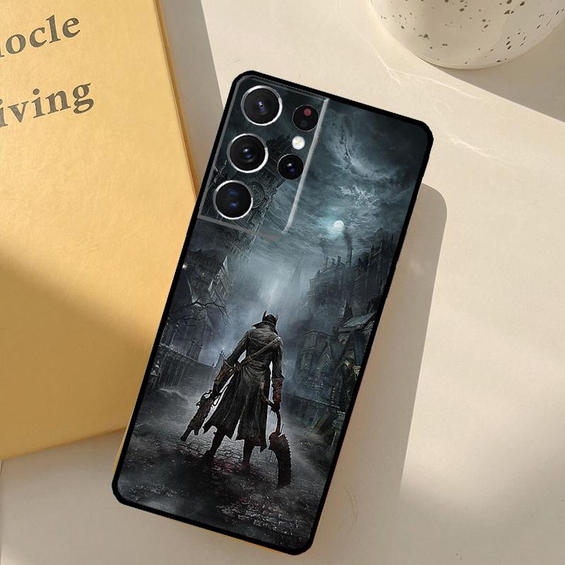 Game Bloodborne Phone Case For Samsung Galaxy S24 Ultra S20 S21 S22 S23 S25 S9 S10 Plus S25 FE Cover Shell
