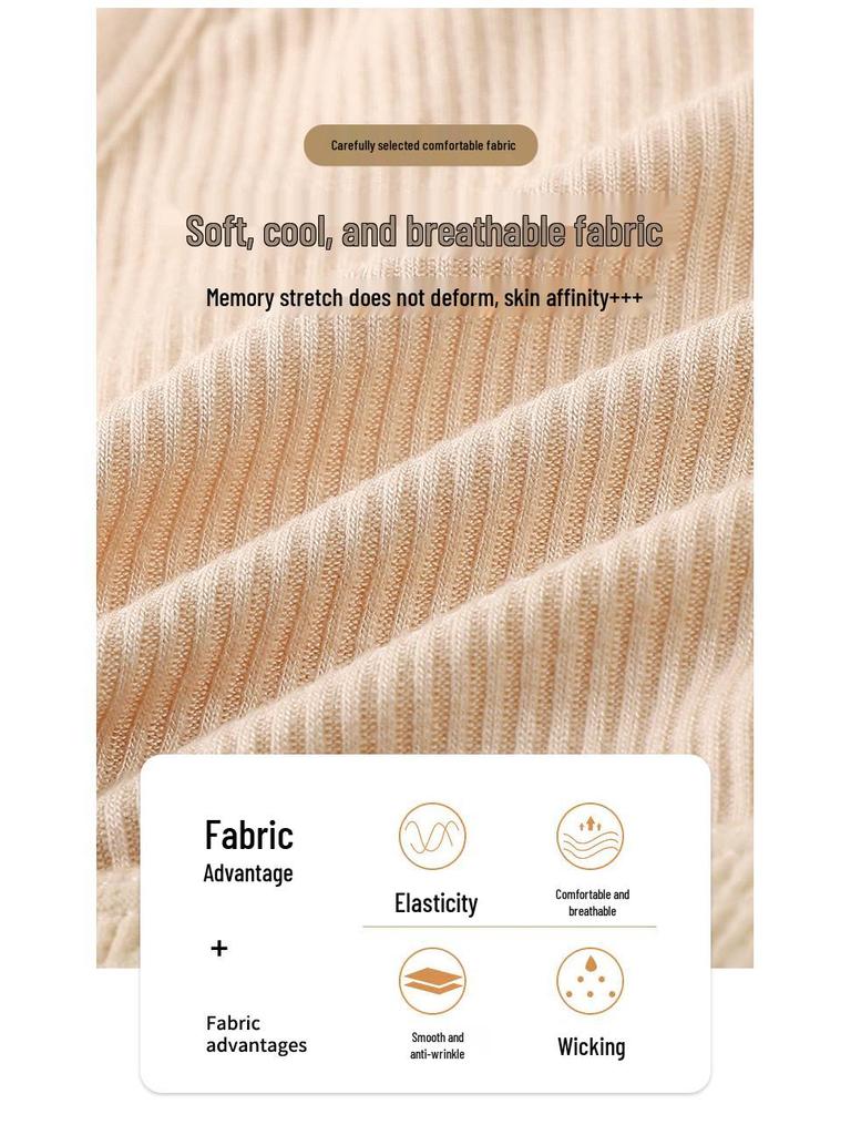 Set Sutien Femei cu Cupă Triunghiulară Franceză Fără Sârmă - Bretele Subțiri, Respirabil și Confortabil