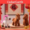 Year Of The Horse Plush Toy With Rotatable Head For Chinese New Year Gifts