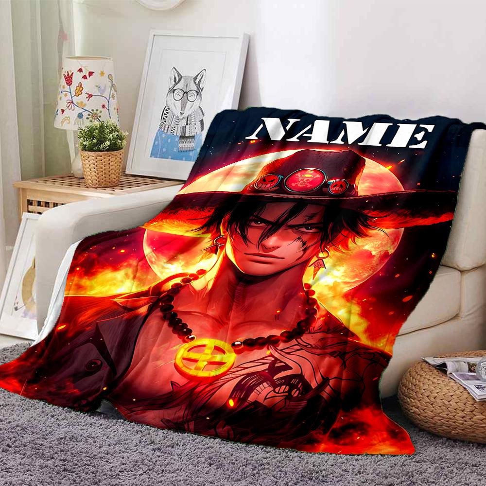 Customiz Name Personality One Piece Blanket Soft &Warm Sofa Office Bed Travel Lunch Break Blanket, Gift Suitable All Seasons