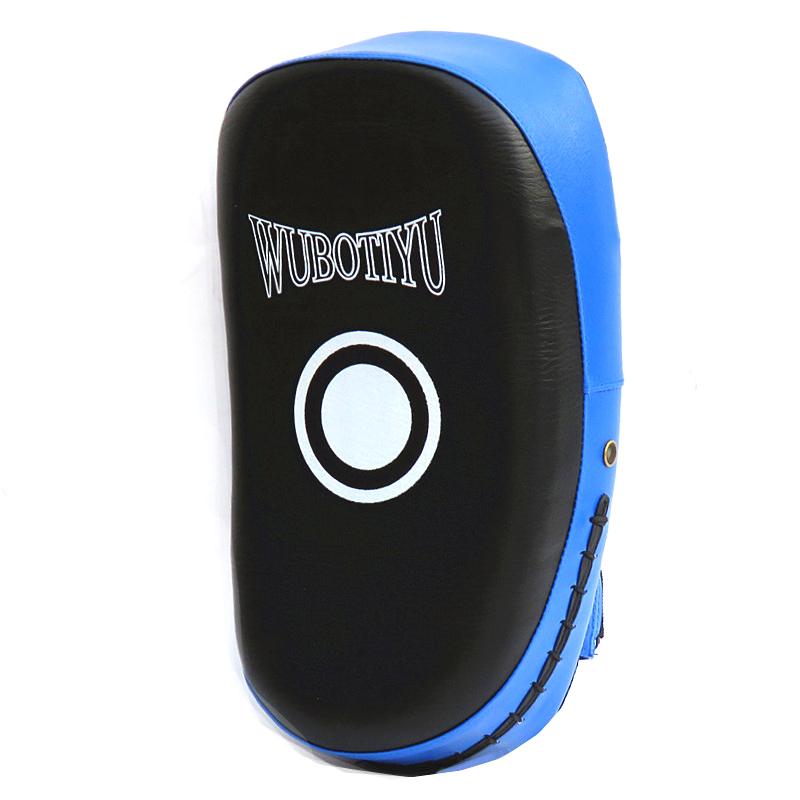 1Pcs Boxing Mitts Training Target Focus Punch Pad Combat Taekwondo Boxer Pads Kick Bag Karate Combat Thai Glove Drop Shipping синий