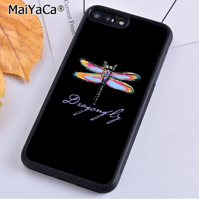 MaiYaCa Colorful Dragonfly Phone Case For iPhone 17 Air 16 15 14 plus 11 12 13 Pro Max coque Cover Shell
