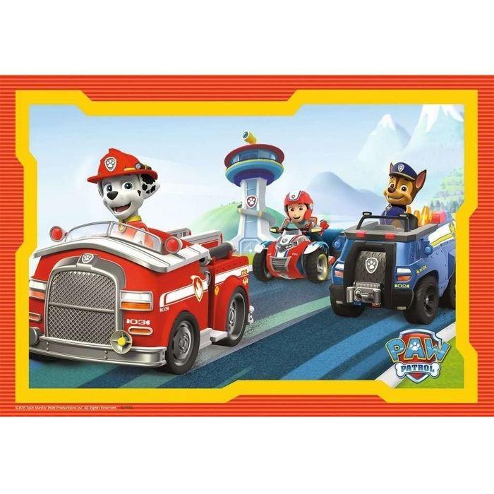 Ravensburger - Puzzles 2x12 Pièces - Pat'Patrouille En Action - Dessins Animés Et BD - Mixte - A Partir De 3 Ans
