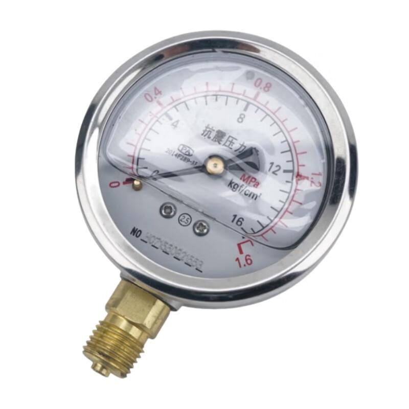 Jucheng YTN-60 Stainless Steel Shock-Resistant Radial Oil-Filled Pressure Gauge