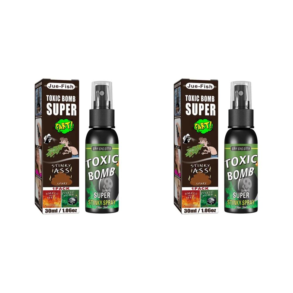 6pcs-1pcs 30ml Halloween Props Liquid Fart Spray Non Toxic Stink Bomb Ass-Smelly Stinky Gas Prank Toy Joke Party Supplies