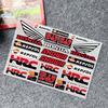Honda Motorcycle Decoration Reflective Stickers Waterproof Scooter Helmet Decals HRC Modification Accessories Sponsor Stickers akn256