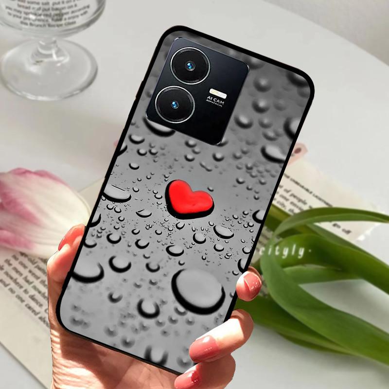 Pro Vivo Y22S 2022 Pouzdro Nárazuvzdorné Měkké TPU Silikonové Kryt Telefonu Pro Vivo Y22 Y 22 V2207 Y22S V2206 Funda Capa Kreslený Vivoy22