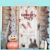 Spooky Halloween Blood Handprint Static Cling Stickers Perfect For Haunted House Decor