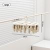 Baby Clothes Hanger with Multi-Clip for Underwear and Socks Drying.