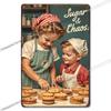 Retro Metal Tin Signs Vintage Food Ad Kitchen Wall Decor Home Art