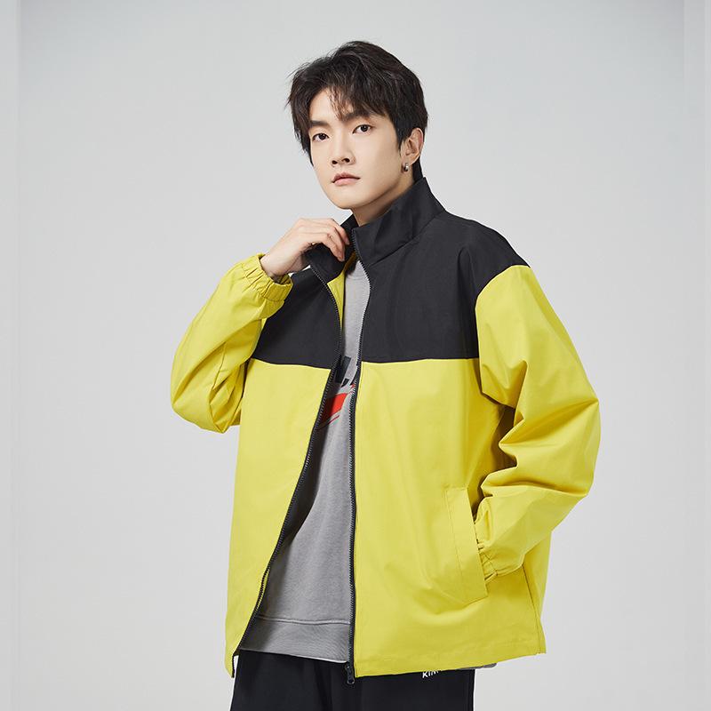 Jackets Men's Outdoor Windproof and Waterproof Jackets Loose Casual Gowns Autumn Stand Collar Jackets