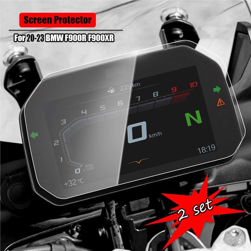 2 SET For BMW F900R F900XR F900 XR R 2020 2021 2023 Dashboard Cover Instrument Cluster Scratch Protection Film Screen Protector