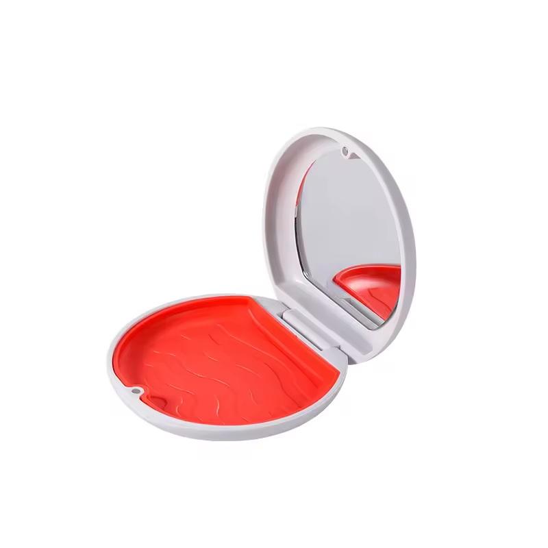 Compact Dental Retainer Case for Fake Teeth Braces Travel and Daily Convenience