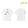 CORT Alcatraz Basic Short Sleeve T-Shirt Phantom Letter Print Couple Streetwear Teens