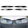 Autoscheinwerfer Augenbraue Augenlid Abdeckung Zierleiste für VW Golf 4 Mk4 1997 1998 1999 2000 2001 2002 2003 2004 2005