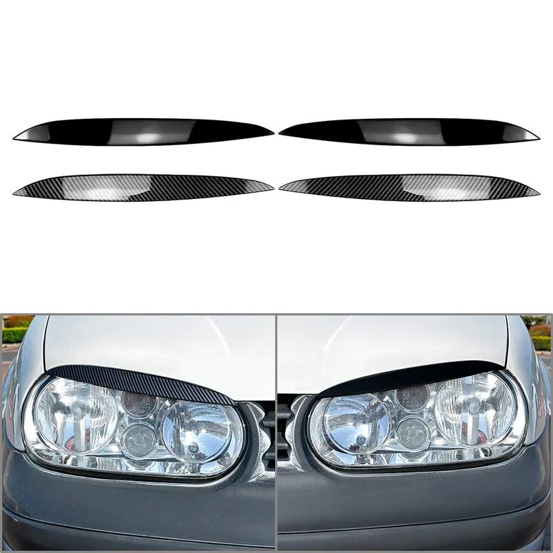 Autoscheinwerfer Augenbraue Augenlid Abdeckung Zierleiste für VW Golf 4 Mk4 1997 1998 1999 2000 2001 2002 2003 2004 2005