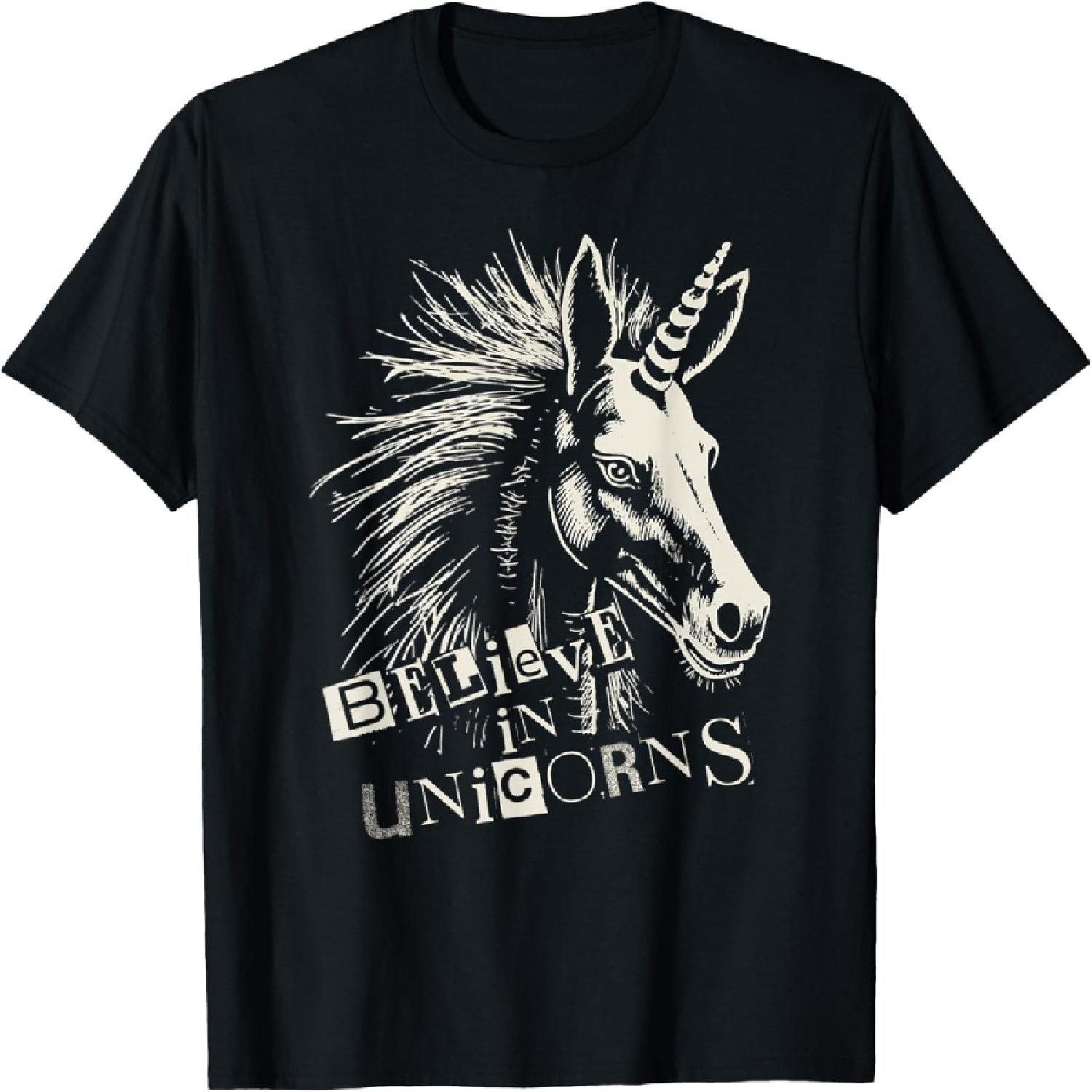 Believe In Unicorns T-Shirt XXXXXL разноцветный