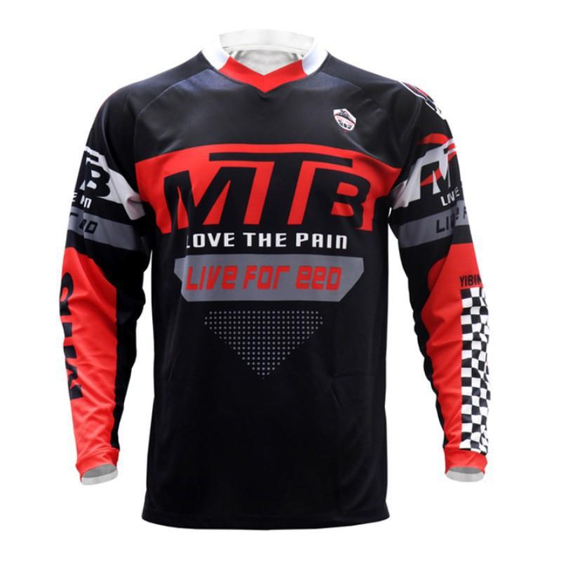 Mountain Bike Downhill Jersey Quick-Dry Cycling Shirt Men Women Riding Apparel