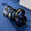 Dragon Pattern Glowing Ring Men Glossy Simple Jewelry Accessory for Dating