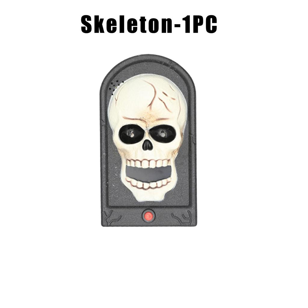 Halloween Doorbell Jump Scare Motion Activated Screaming Prank Prop Wireless Sound Effects Haunted House Terror Tech