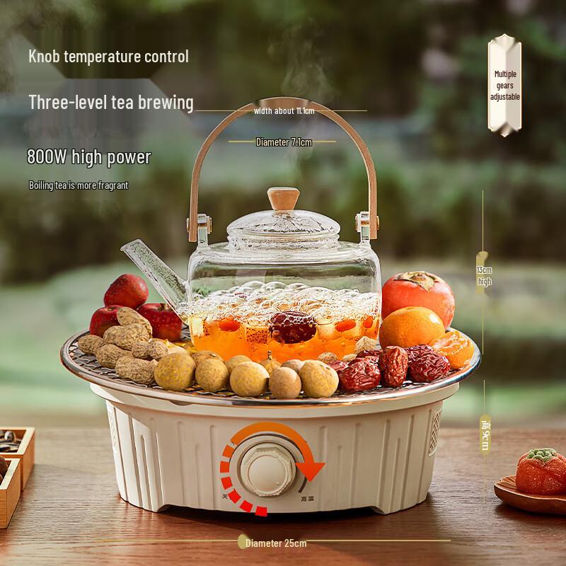 Yi Hu Cha Indoor Electric Ceramic Fireplace Tea Set