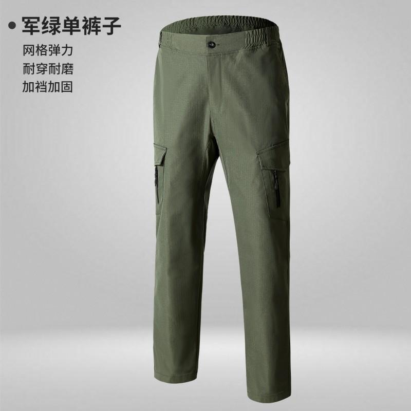 Hot Multi-pocket Outdoor Camouflage Suit Men s Wear-resistant Anti-tear Training Work 170-L