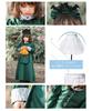 Milky Time Halloween Cosplay Maid Long Western-Style Costume, Women's, Green, (130cm, Kids)