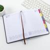 156 Pages 2025 Journal Notebooks Soft PU Cover 365 Days Notepad Business Notebook  Office