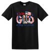 With God Vintage American Flag Combat Boots T Shirt Inspirational Tee