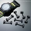 Connettore per Orologio GA-2300 per Casio G-SHOCK GA2300 GA 2300 Adattatore per Orologio Cinturino Modificato in Pelle Gomma Acciaio Convertitore Metallico 24mm