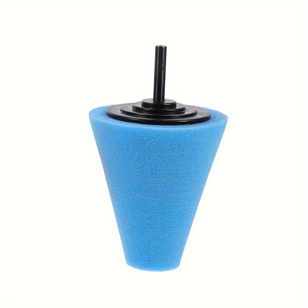 1/3/5 peças Esponja Cônica de Polimento Buffing Para Cuidado de Cubo de Roda de Carro Automotivo, Bola de Polimento Buffing de Polimento de Metal Para Alumínio
