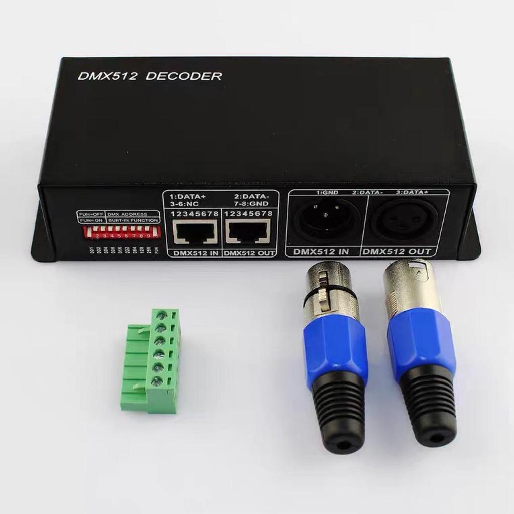 DMX512 RGB/RGBW Decoder, 3x8A/4x8A