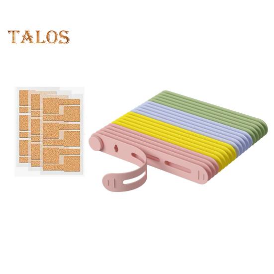 

38 шт./компл. силиконовая кабельная стяжка с возможностью записи этикетка для наушников телефон шнур питания ремешок для связывания многоразовый эластичный органайзер для проводов разноцветный