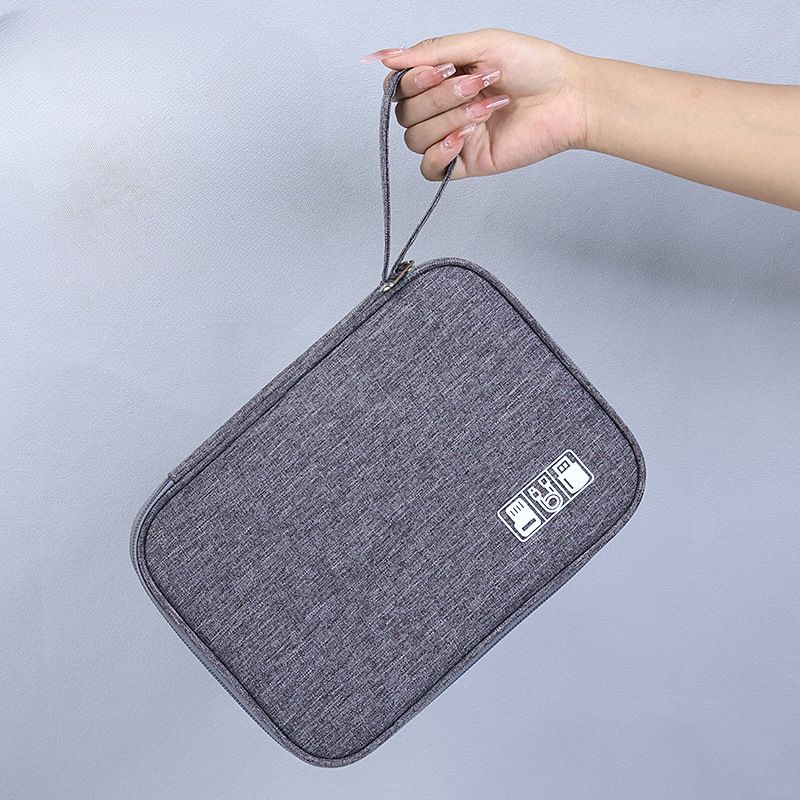 Single Layer Digital Bag Multifunctional Digital Storage Bag Earphones Mobile Phone Data Cable USB Drive Charger Storage Bag