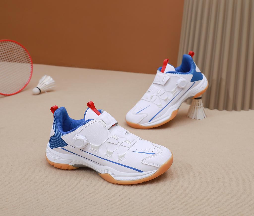 Badminton Shoes Swivel Buckle Breathable Non-Slip Training Shoes Couple Sports Shoes Men's Shoes