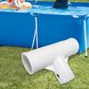 Adaptador de Mangueira Tee de Piscina Junção T Instalação Fácil para Acoplamento Moldado 28273 Bomba de Natação