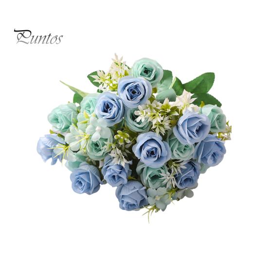 Artificial Rose 10 Forks Korean Style Exquisite Lifelike Easy Care Decorative Simulation Flower Bouquet