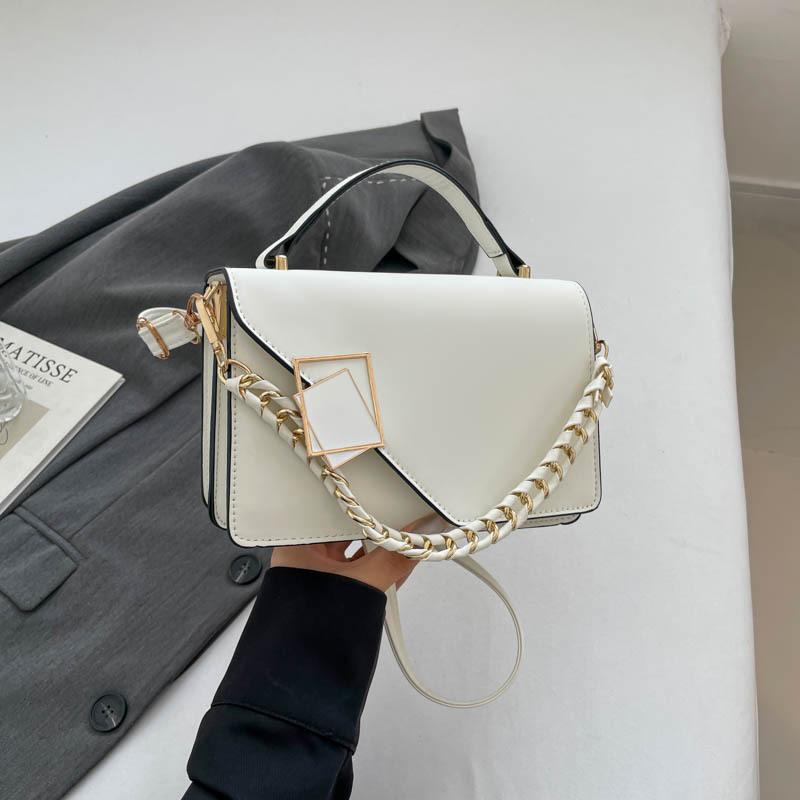 

Сумка женская сумка 2025 новая модная универсальная сумка через плечо женская инс интернет-знаменитость зарубежный стиль портативная сумка-мессенджер белый