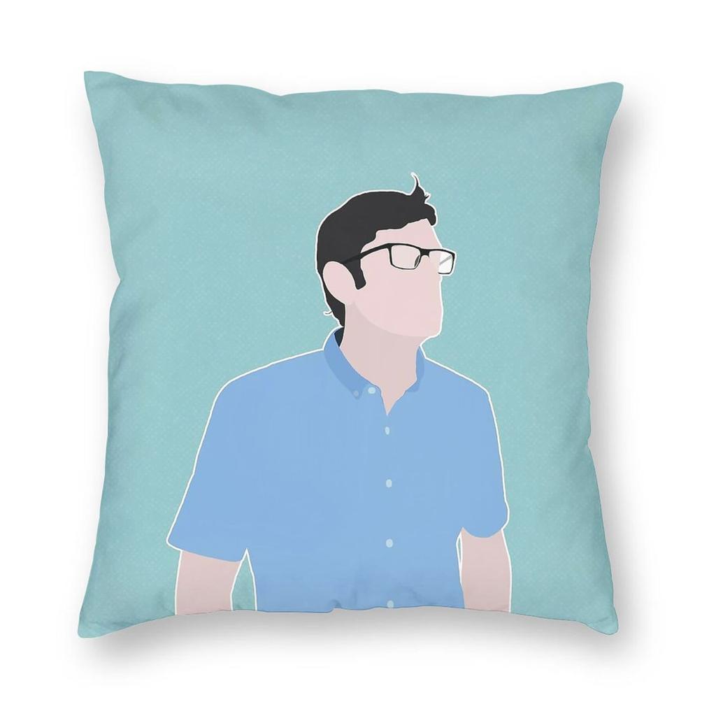 Louis Theroux Journalist Square Pillowcase Polyester Linen Velvet Creative Zip Decor Pillow Case Sofa Seater Cushion Cover