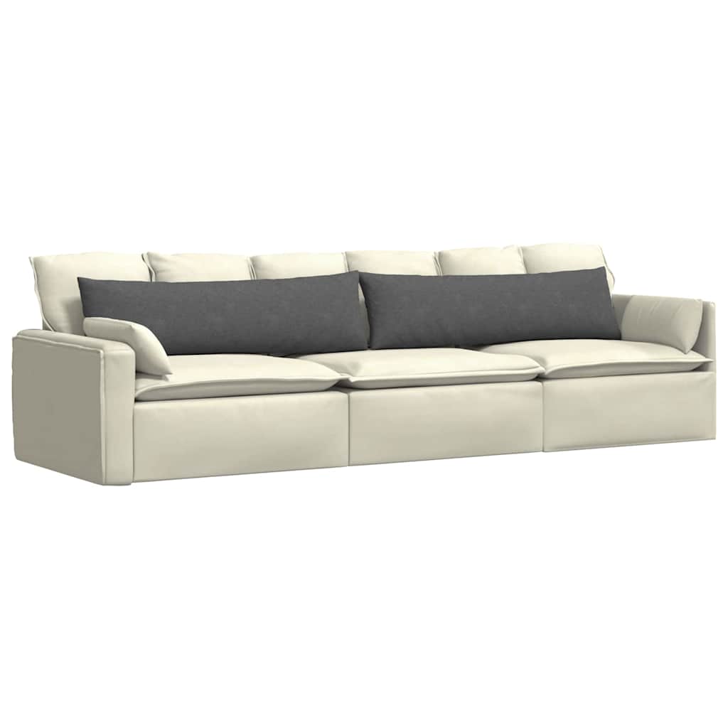 Sofa Cushions 2 Pieces Dark Gray 145 X 40 Cm Cord Fabric