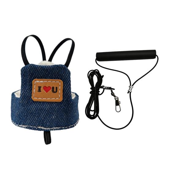 Bird Harness with 78.7 Inches Leash Escape-proof Parrot Harness Adjustable Bird Harness And Flying Rope for Budgies Macaws Cockatoos Outdoor Training S