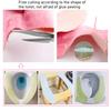 Toilet Seat Cover Non-Slip Elastic Fit Wrinkle Resistant Easy Wash Quick Drying No Slip Toilet Seat Protector
