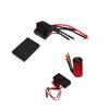 RC Brushless Motor Set 2150KV with 120A Brushless ESC Dual Fan Heat Sink Program Card Combo Set For Traxxas 1/8 RC Crawler