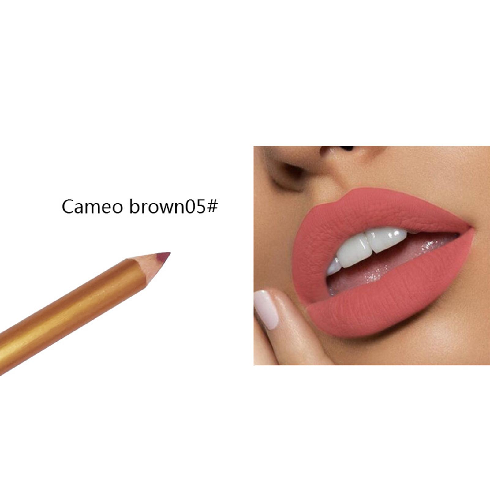 

Матовый долговечный нелипкий водостойкий карандаш для губ, губная помада, косметическая изысканная сексуальная подводка для глаз 5#