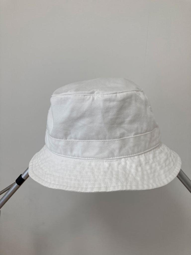 [USED] POLO Bear Embroidered Bucket Hat White XL