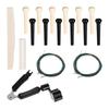 ABS Nylon Gitarren-Stegstift-Ausziehset Saitensattel-Einlagen Geeignet für einfache Entfernung und Pflege von Akustikinstrumenten