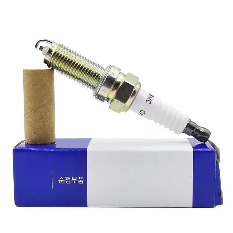 4/6pcs18854-10080 New Spark Plug For Hyundai I20 IX20 I30 Kia Rio Soul Pro Cee'd III Carens 1885410080 RE8MC Car Accessories