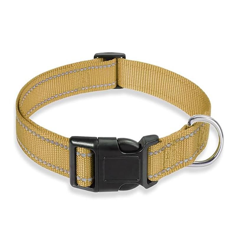Reflective Dog Collar for Small Medium Dogs, Adjustable Safety Pet Neck Collar, Night Visibility Dog Neck Band, Pet Supplies