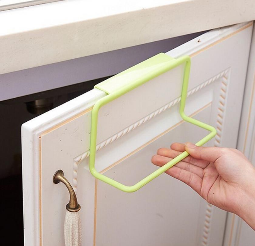 Towel Rack Bar Hanging Holder Rail Organizer Bathroom Kitchen Cabinet Cupboard Hanger Shelf